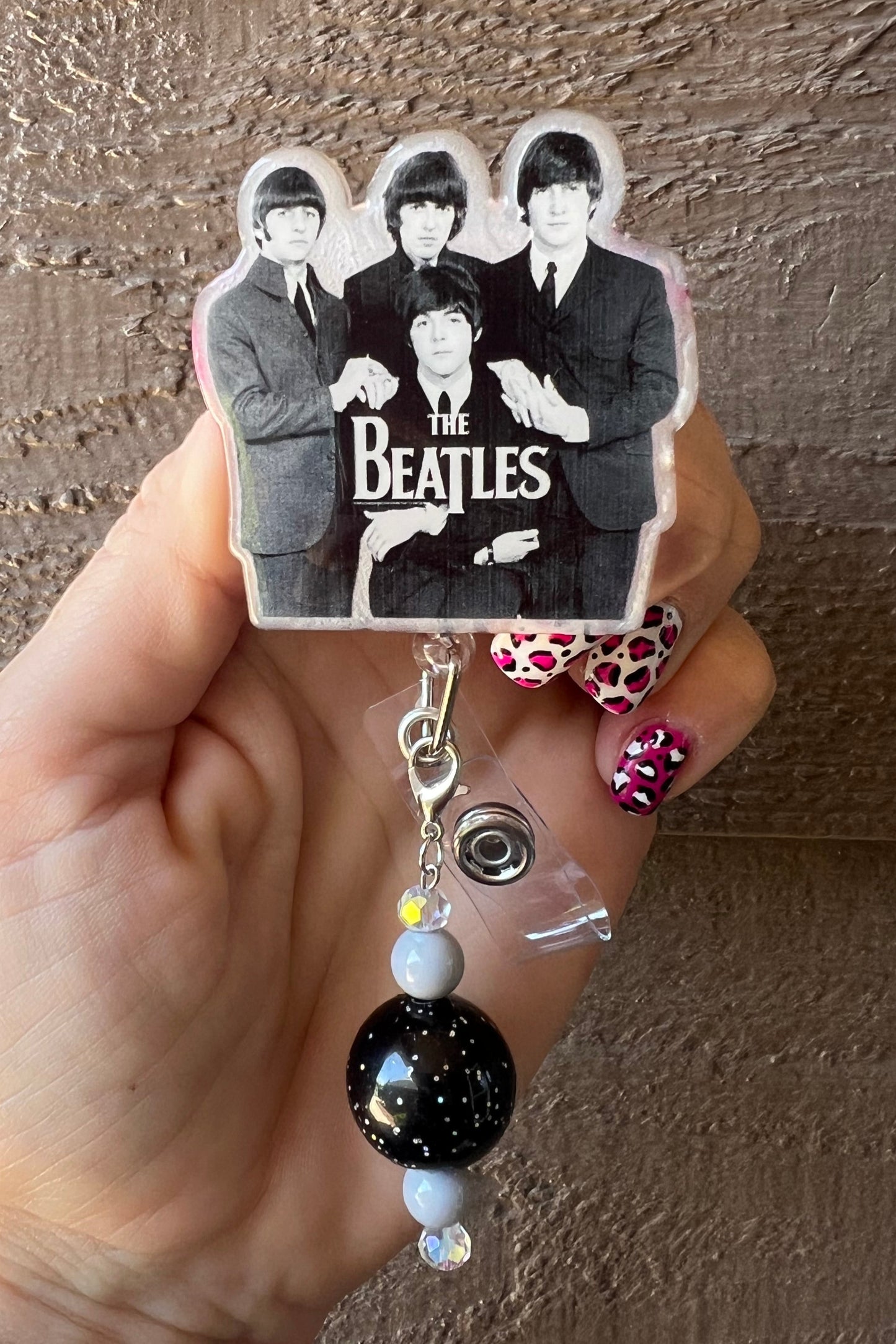 The Beatles Badge Reel with Free Badge Bling!